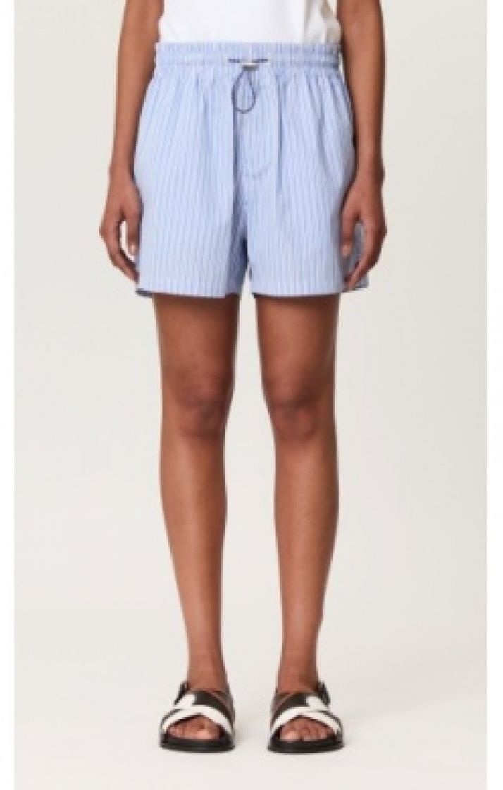 SHORT TROUSERS RIB14 BLUE STRI