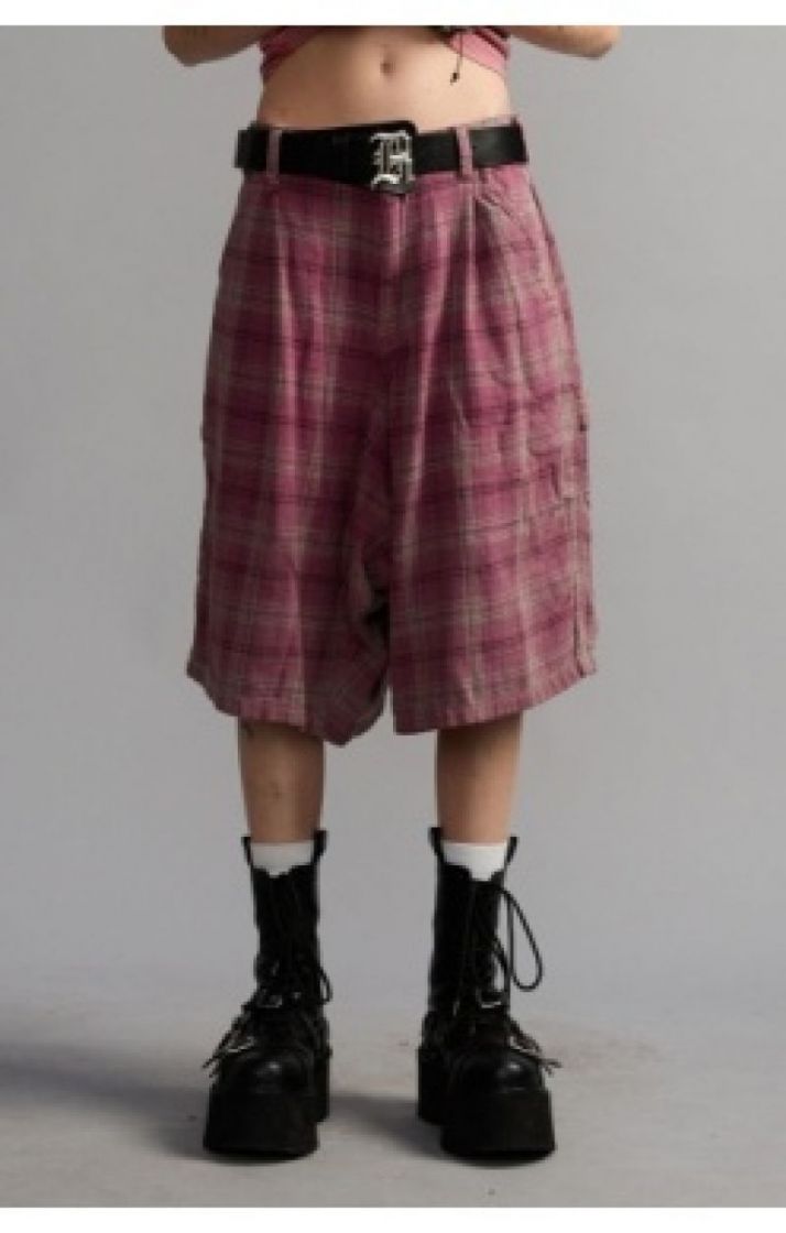 JESSE CARPENTER SHORT - MUTED PINK PL