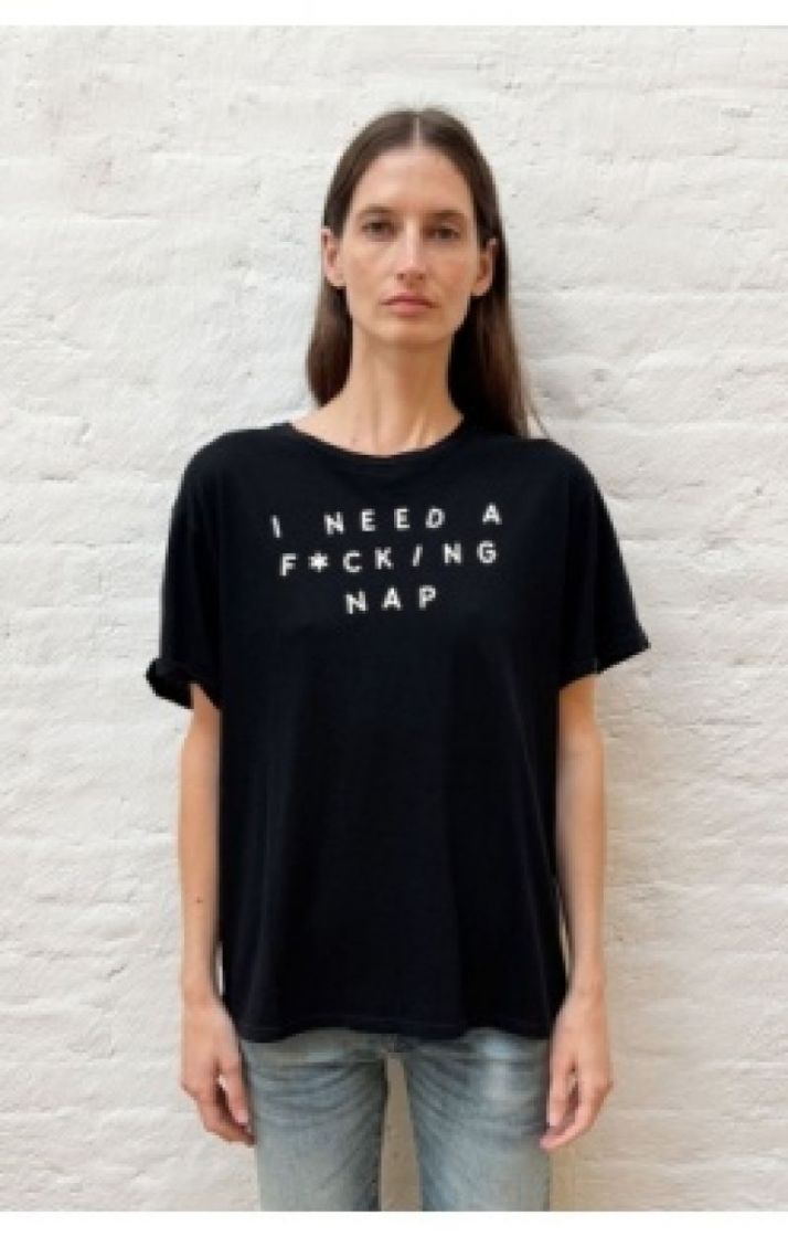 I NEED A NAP BOY T - BLACK