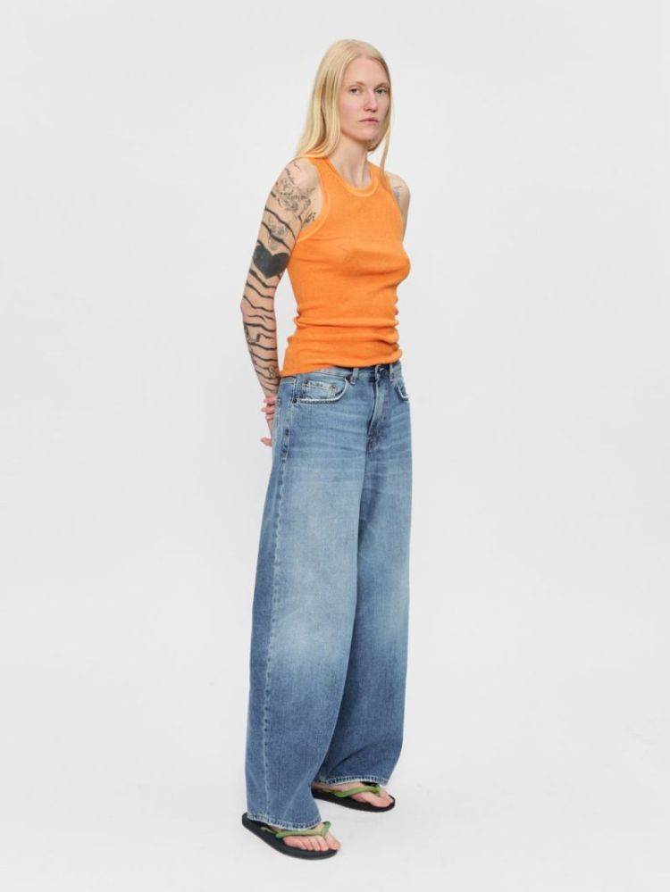 ROOMY JEAN ASH BLUE