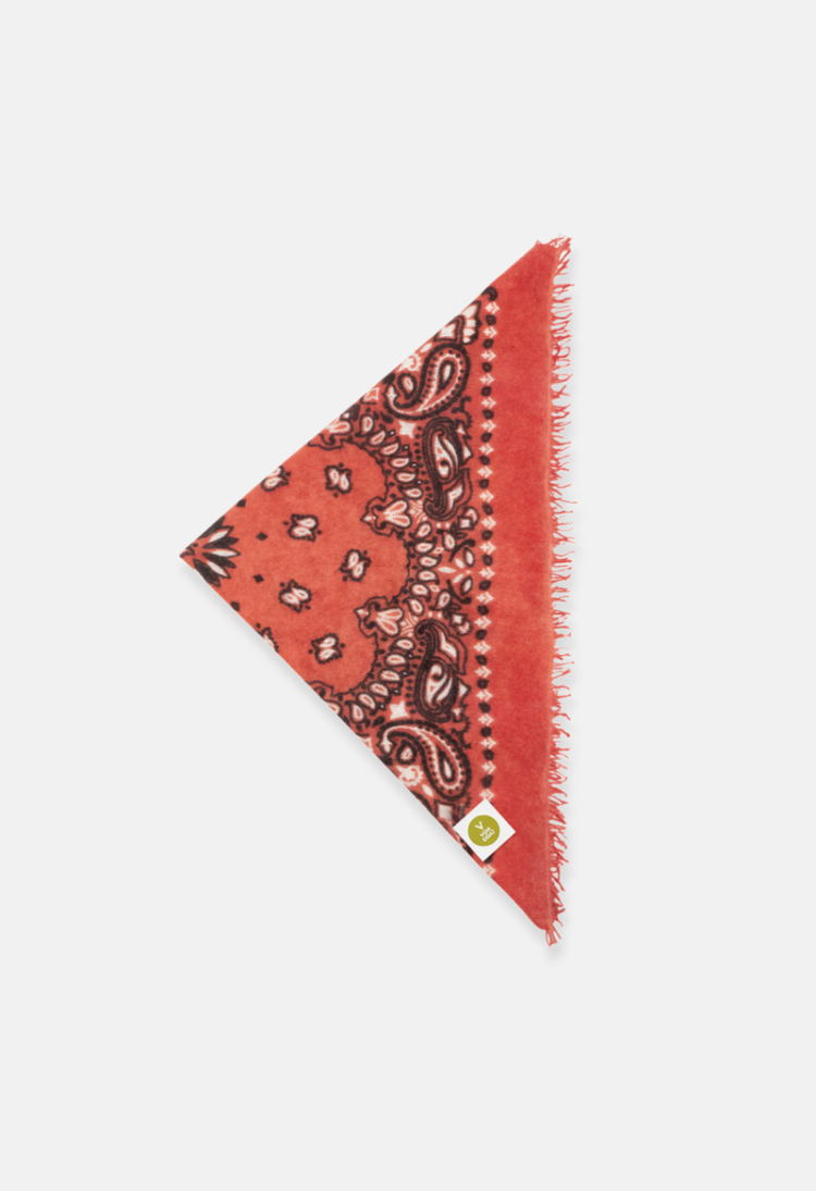 BANDANA CALVINA PAISLEY  J RED