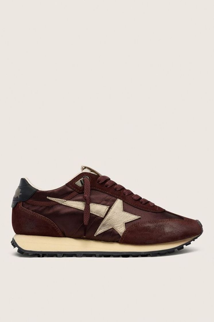 RUNNING MARATHON SATIN - BROWN/PLATINU