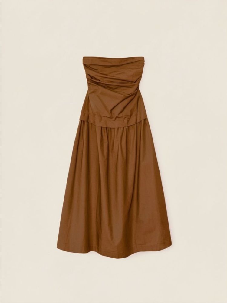 Ciara Dress - Adobe Brown