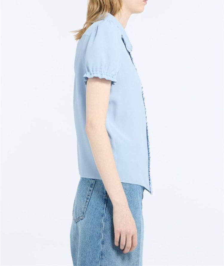 Woven Shirt 6827 Azzurro