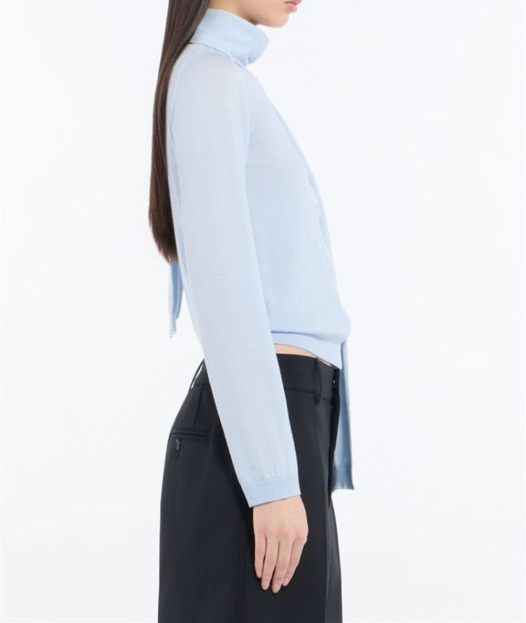 Knitted Cardigan 6307 Azzurro Po