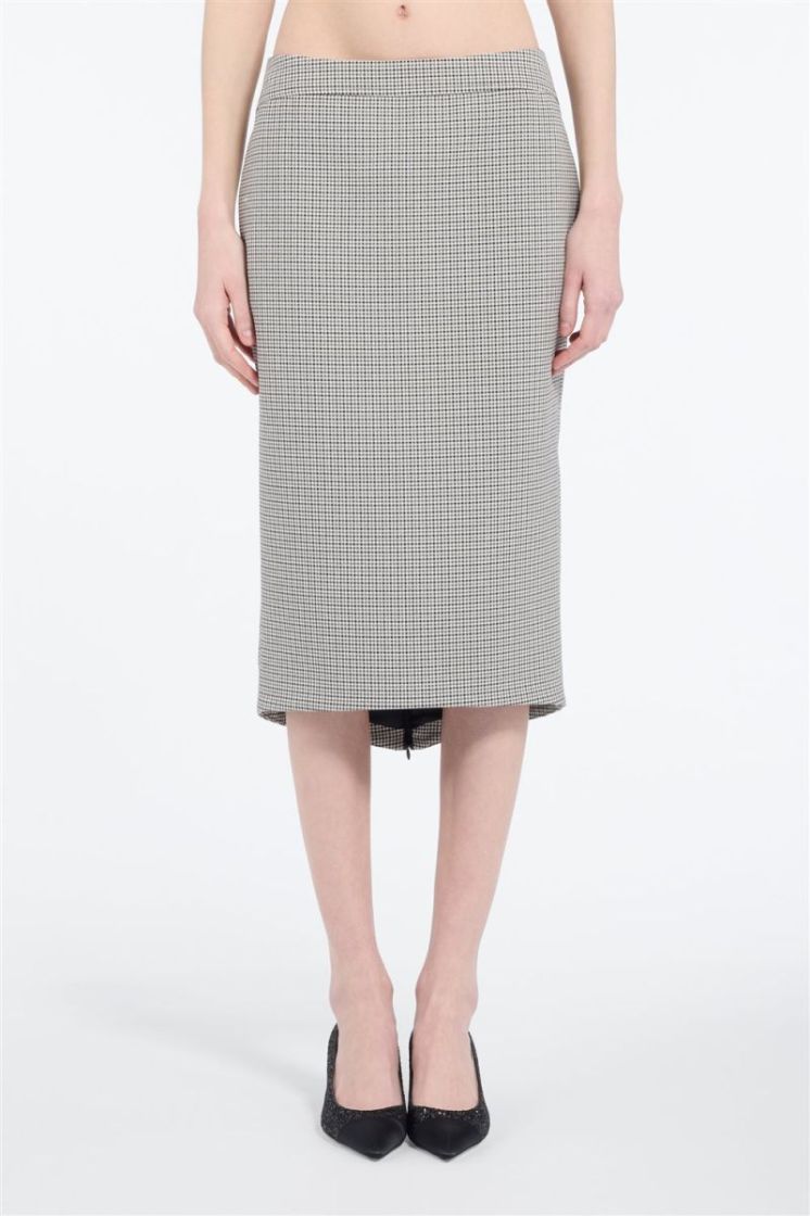 Woven  Skirt Q191 Quadro Bia