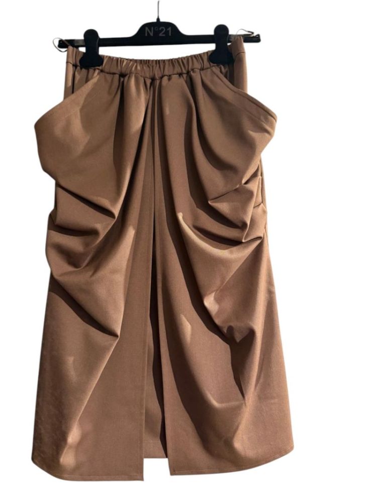 Woven  Skirt 2474 Marrone