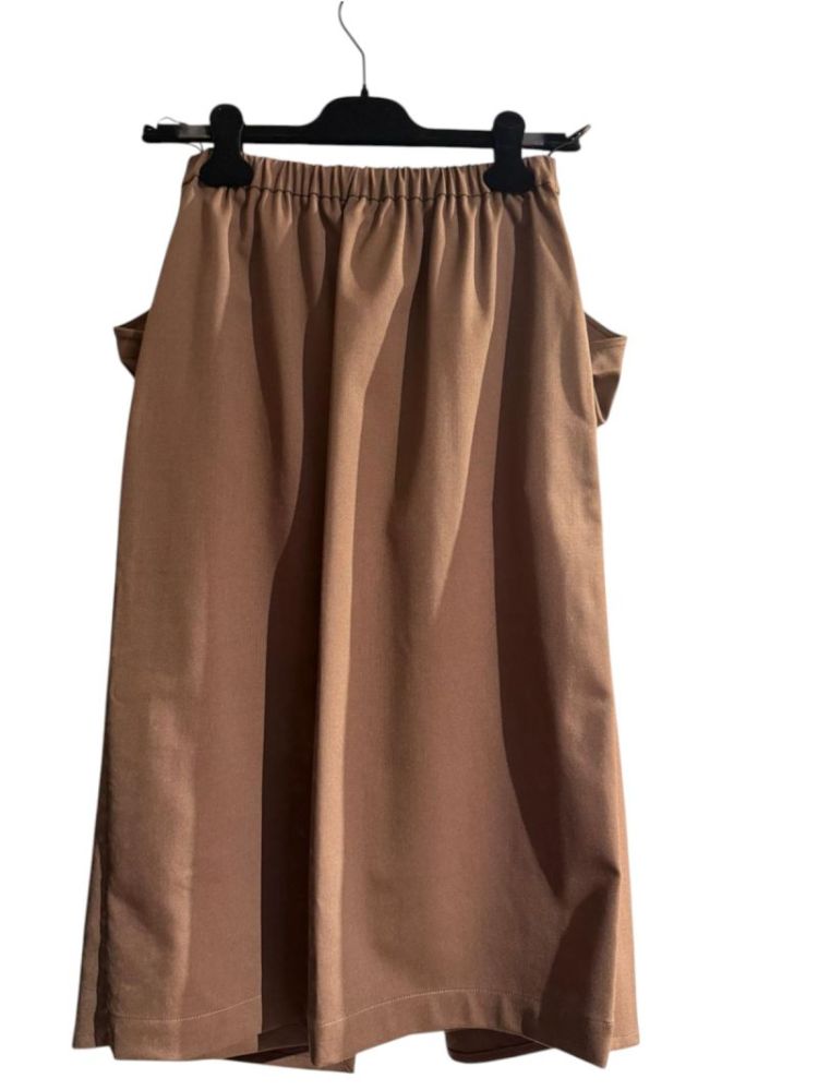 Woven  Skirt 2474 Marrone