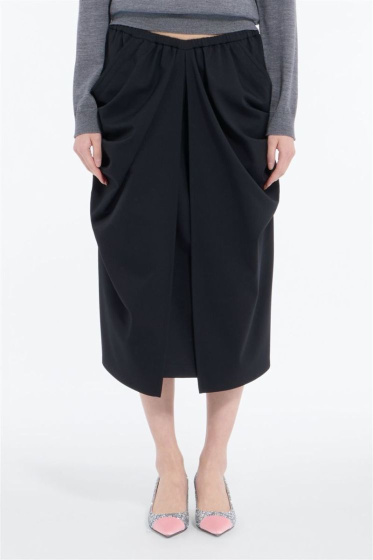 Woven  Skirt 9000 Black