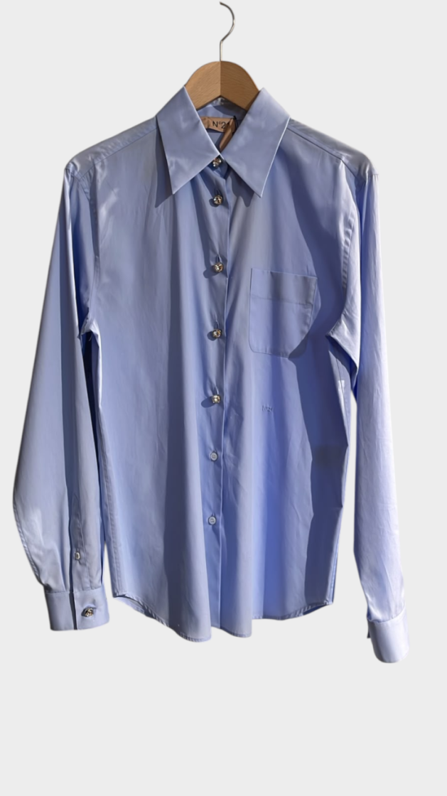 Woven Shirt 6380 Azzurro