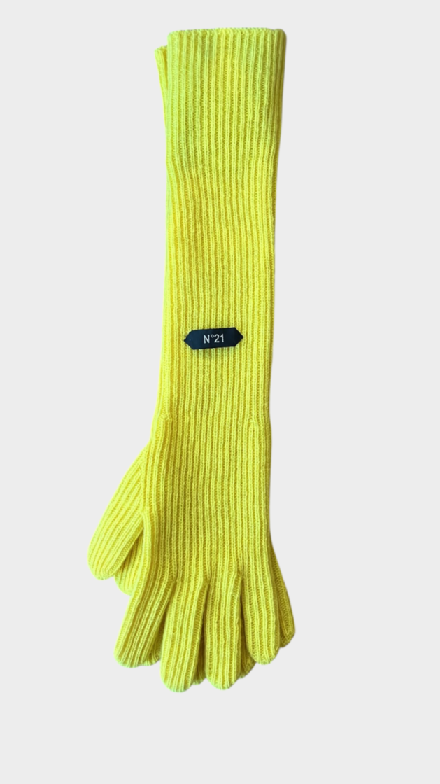 Knitted Gloves 3199 Yellow