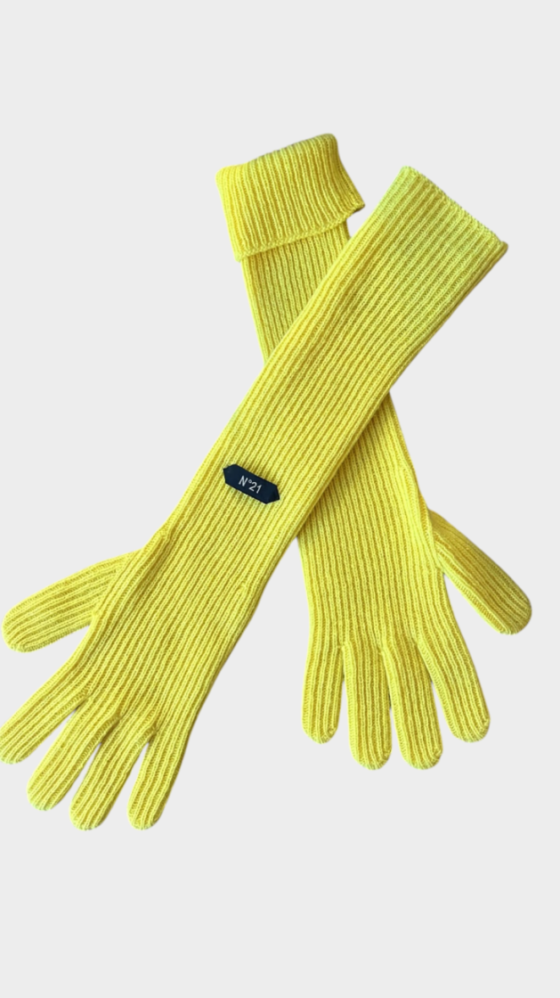 Knitted Gloves 3199 Yellow