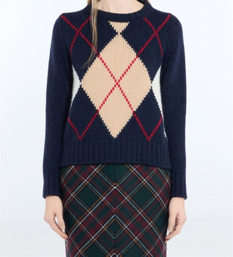 Round Neck Knitted 6689 Classic Bl