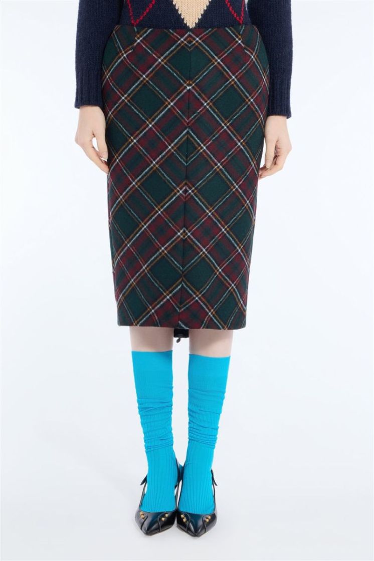 Woven  Skirt Q5C1 Quadro Ver