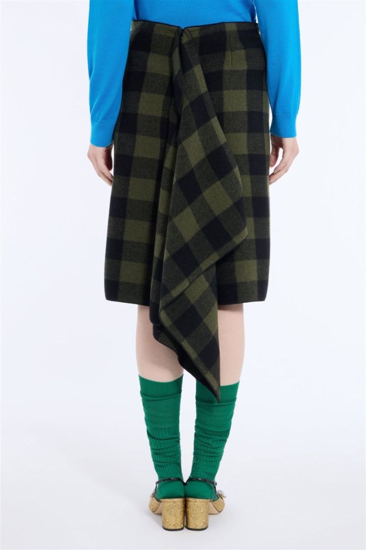 Woven  Skirt Q591 Quadro Fon