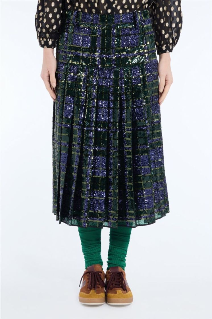 Woven  Skirt Q571 Quadri Fon