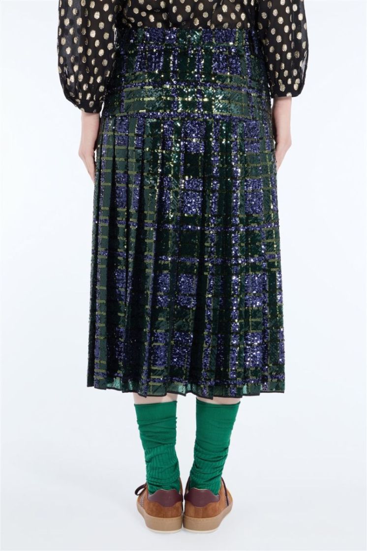 Woven  Skirt Q571 Quadri Fon