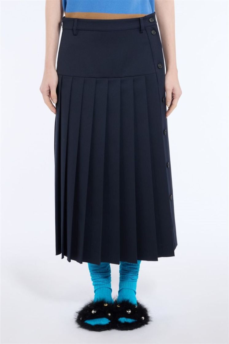 Woven  Skirt 6747 Blu