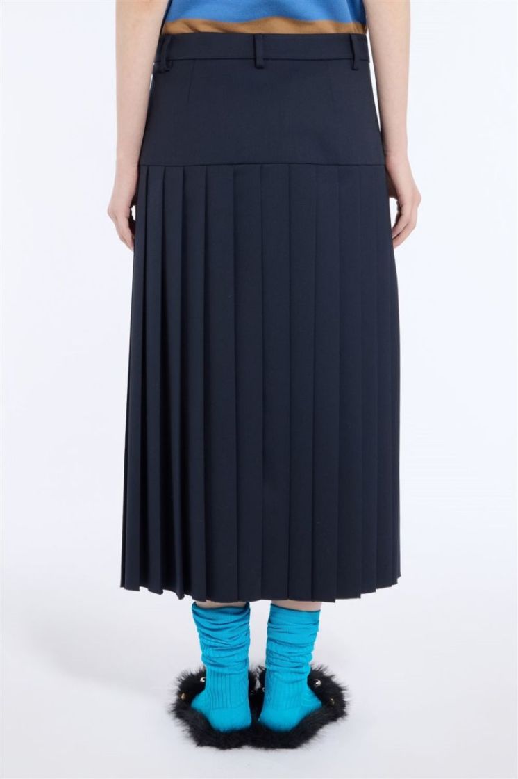 Woven  Skirt 6747 Blu