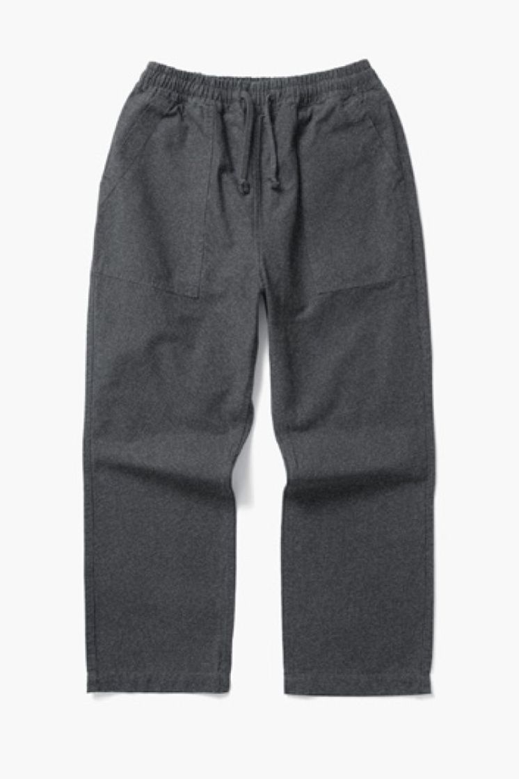 Flannel Chef Pants CHAR Charcoal