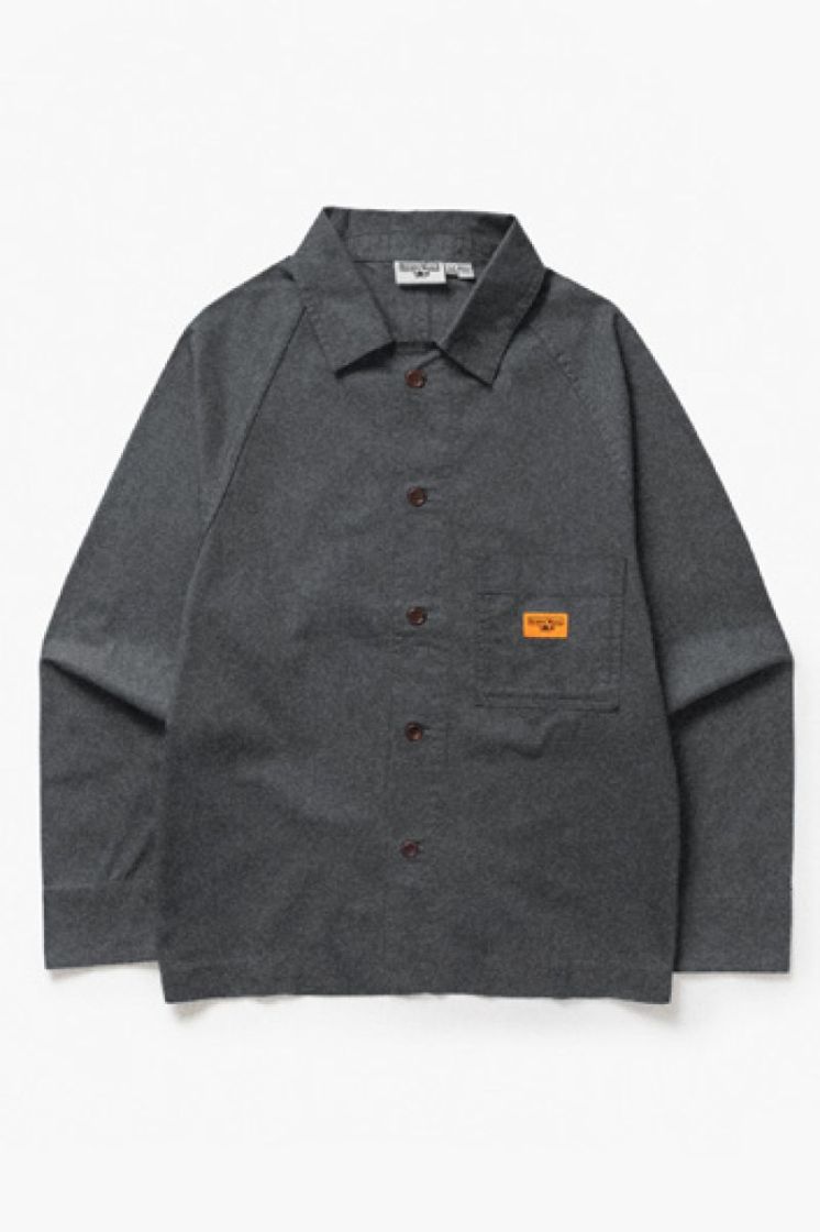 Flannel FOH Overshirt CHAR Charcoal
