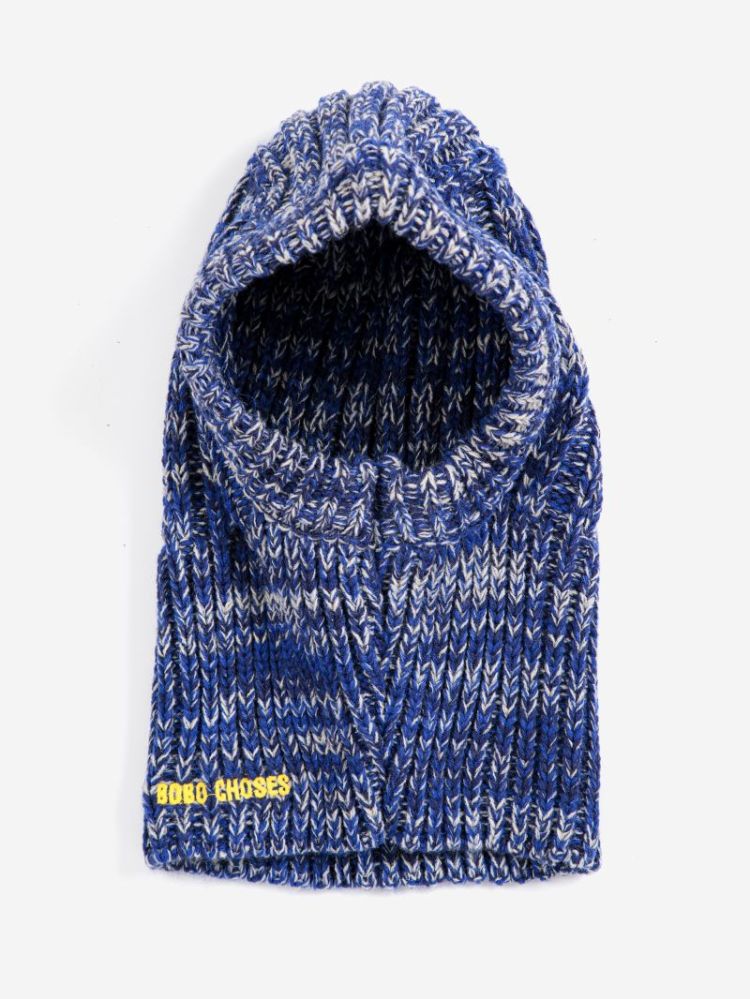 Bobo Choses knitted balaclava 411 NAVY BLUE