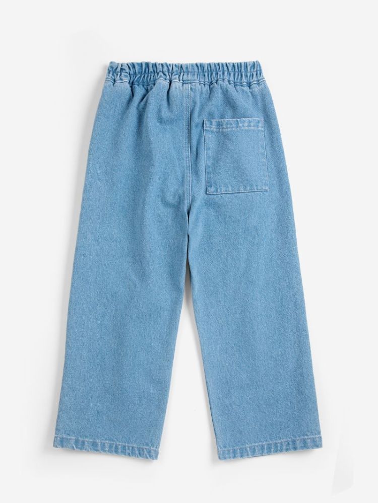 Bobo Choses Embossed denim pan 421 BLUE