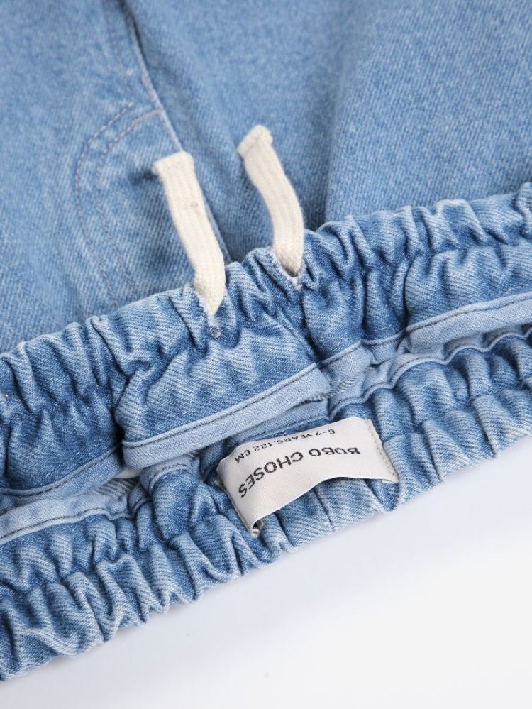 Bobo Choses Embossed denim pan 421 BLUE