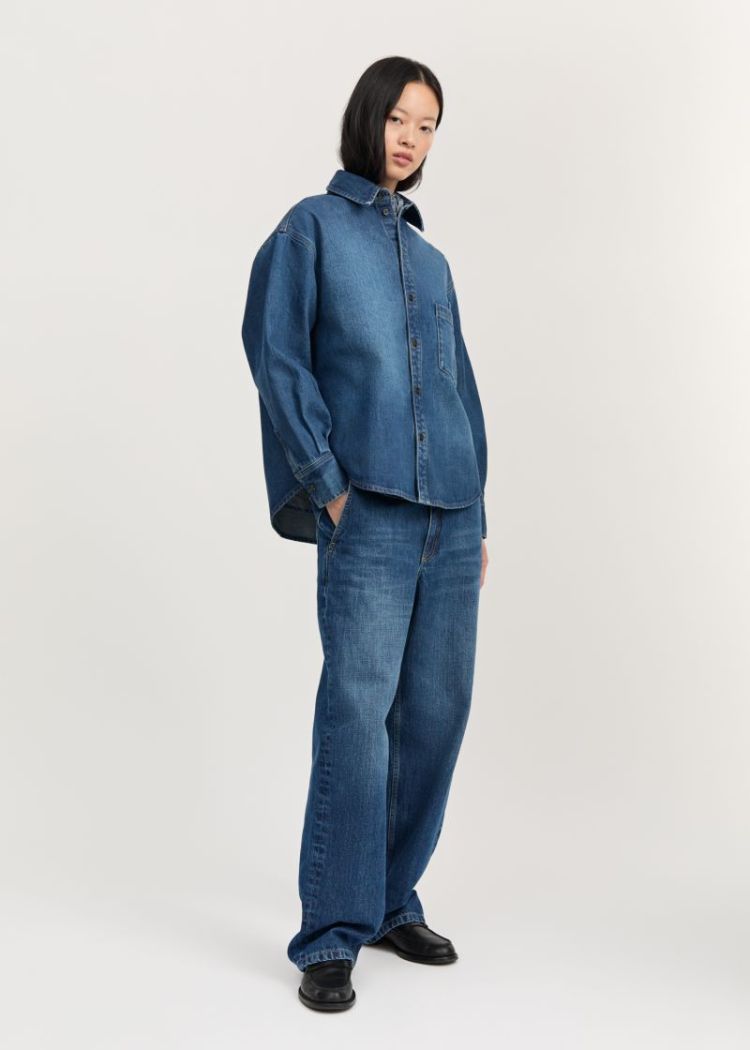 Casy Shirt Denim - Worn Blue