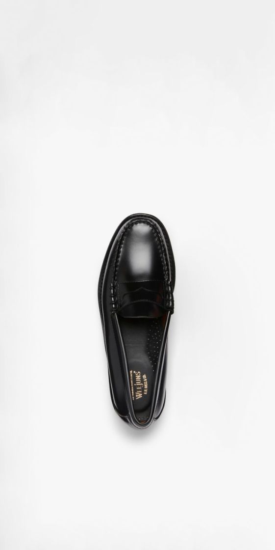 HERITAGE Larson Moc Penny 0 Black Lthr