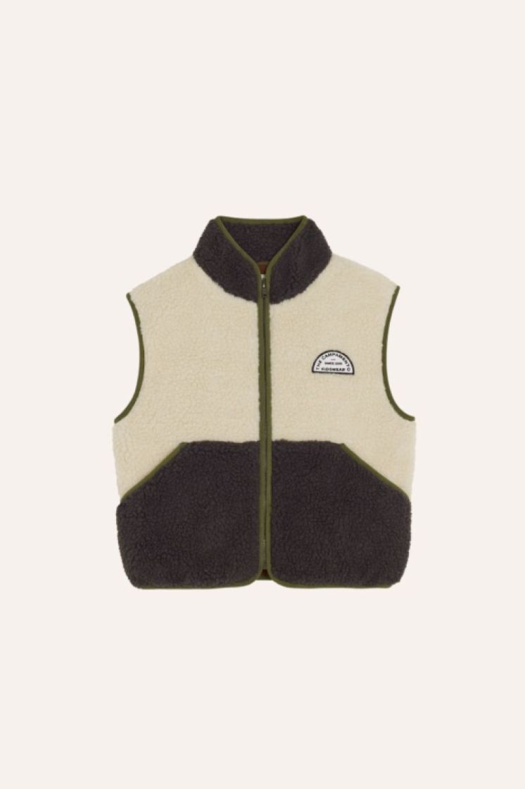 Ecru Teddy Vest ECRU ECRU