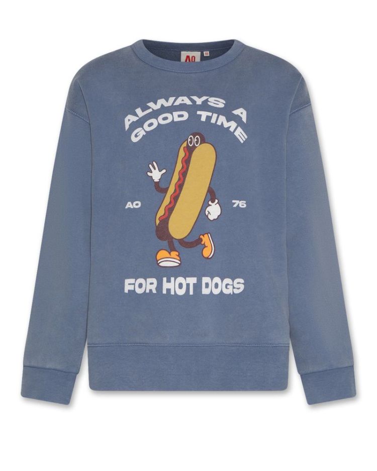 oscar sweater hot dog 756 denim blue