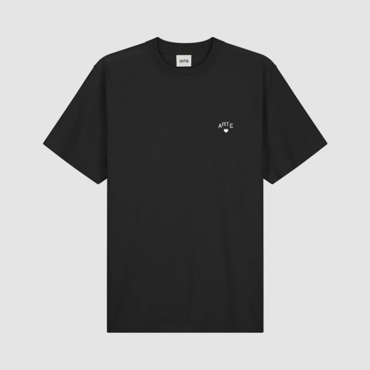 Arte Heart T-shirt 1 Black