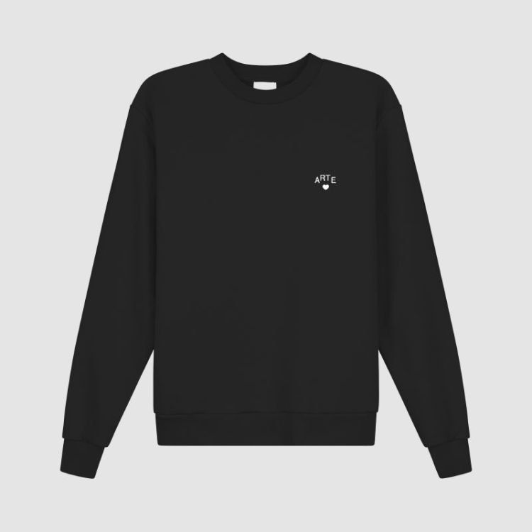 Arte Heart Crewneck 1 Black