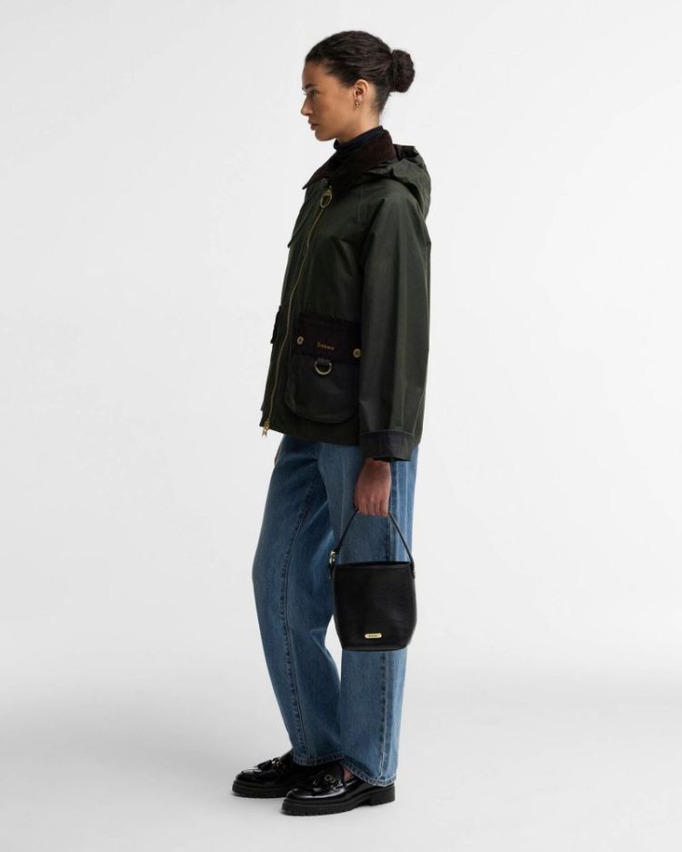 CARVILLE WAX JACKET OL52 FERN/SHADO