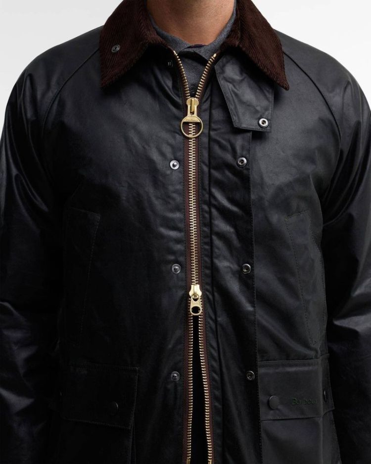 ICONS PATCH BEDALE WAX JACKET SG51 SAGE