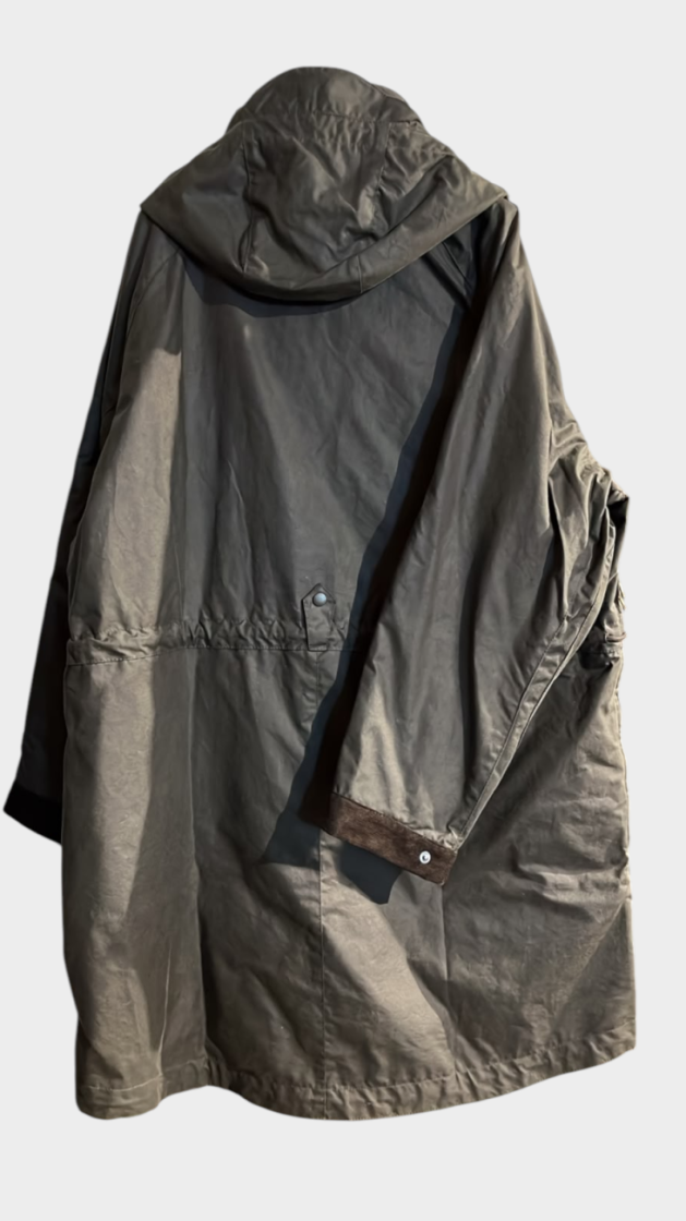X NORBIT LONG WAX JACKET SG51 SAGE