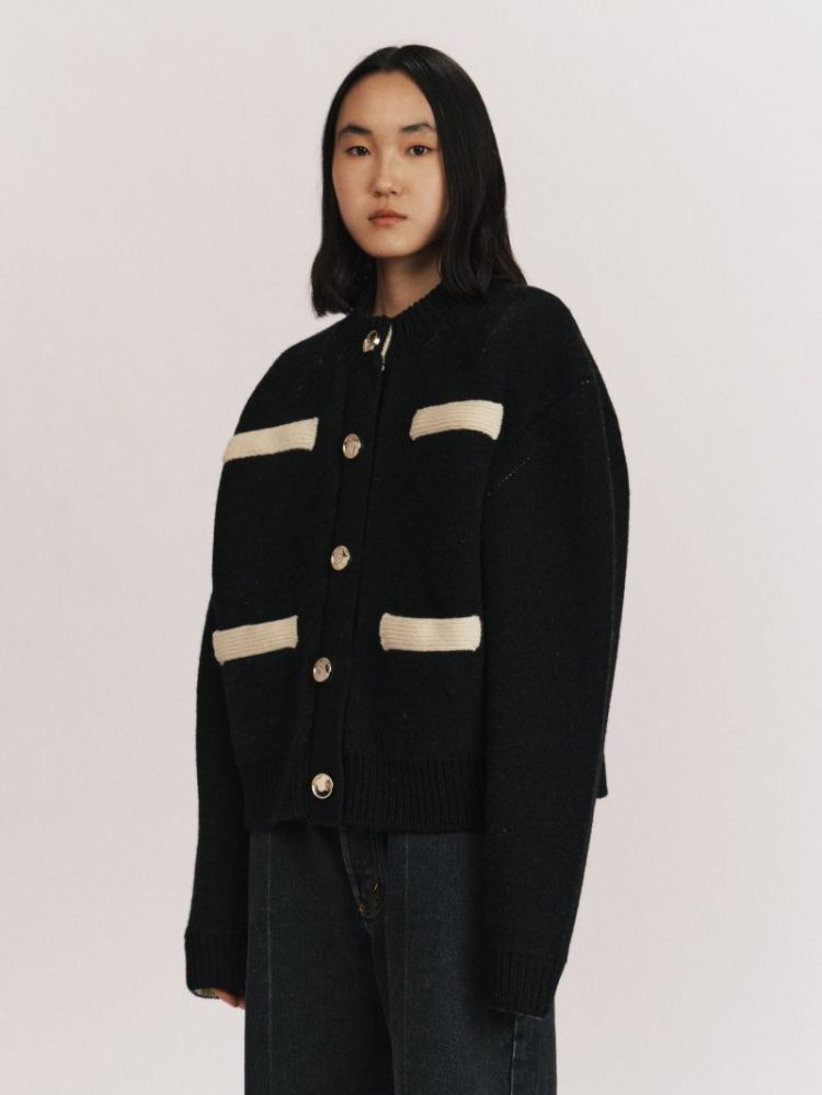 GOLDIN - BLACK / ECRU