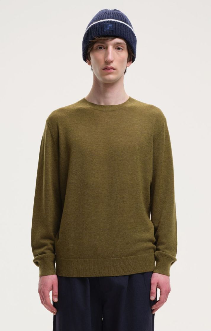 Lightweight Crew Knit - Green