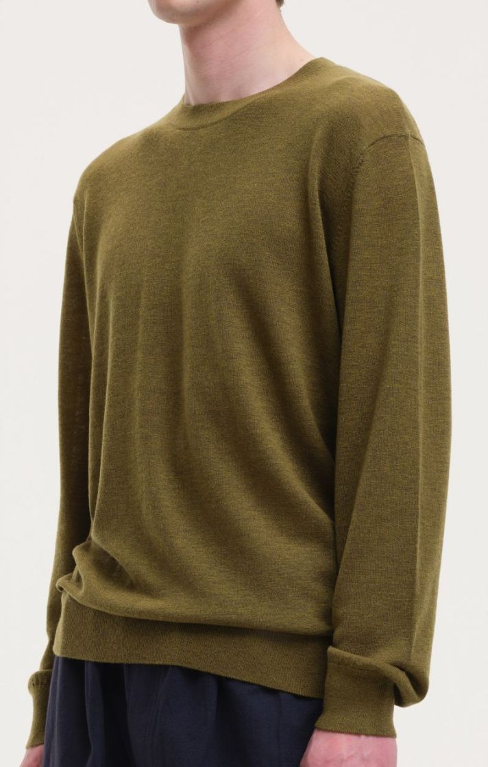 Lightweight Crew Knit - Green