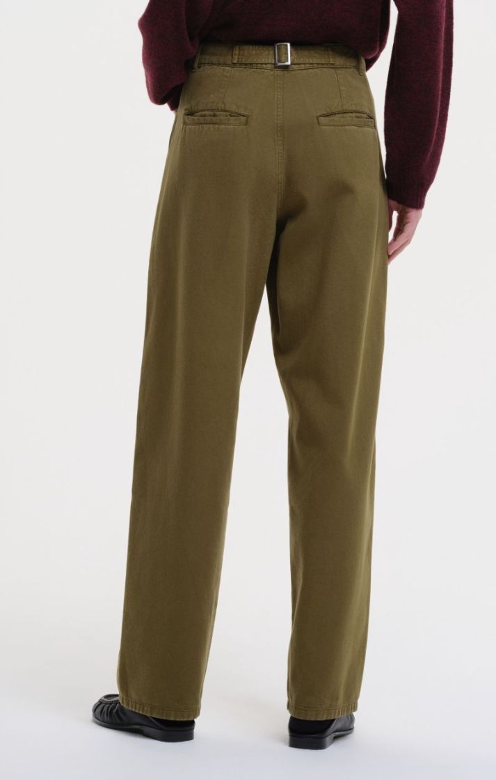 Barel Fit Pants - Khaki