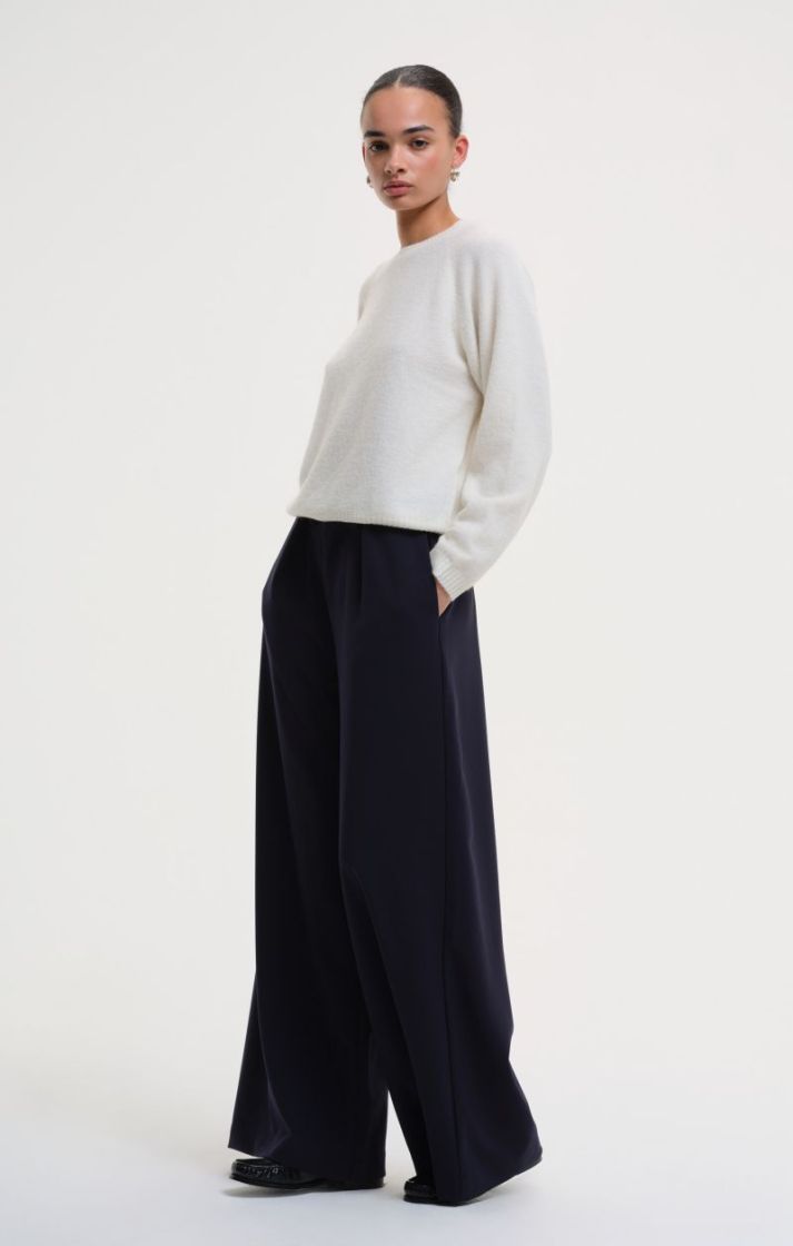 C-neck jumper - Off-white