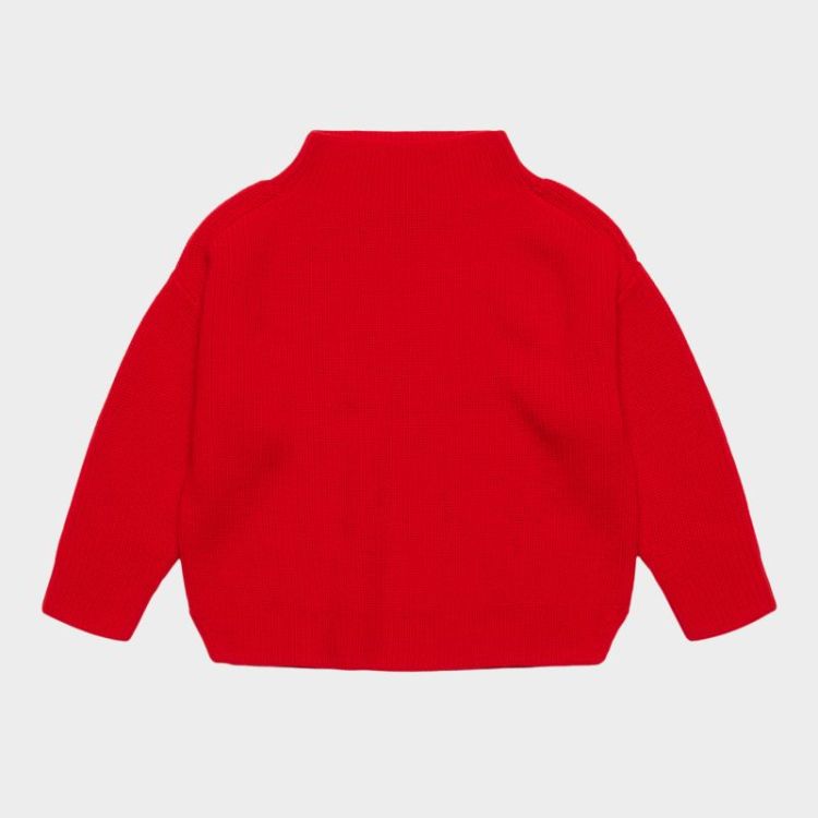 High Neck Sweater - classic red