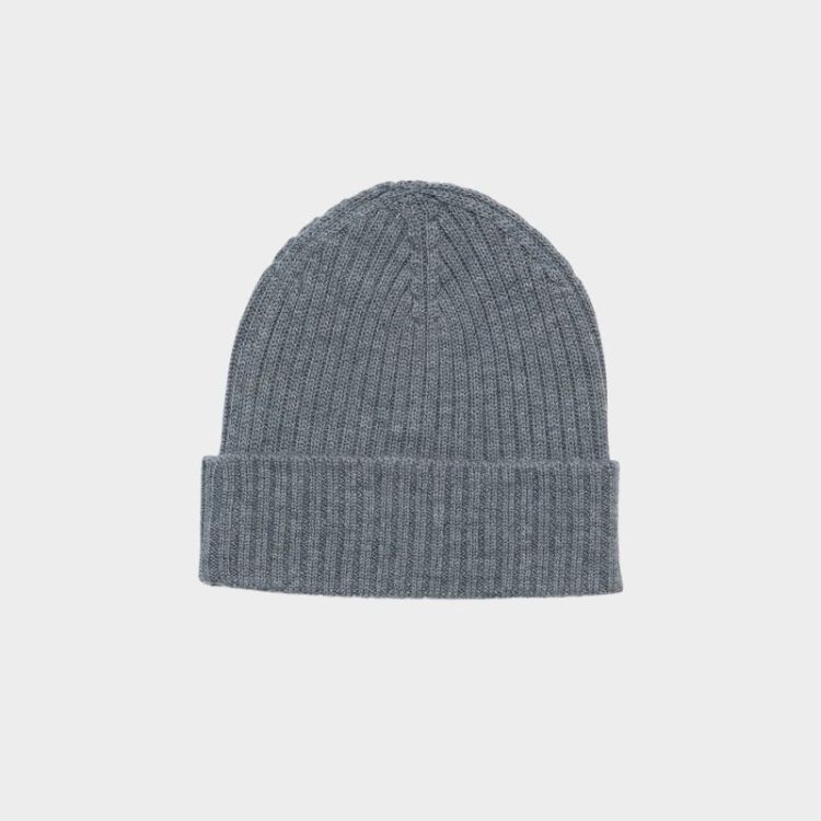 Rib Beanie - steel