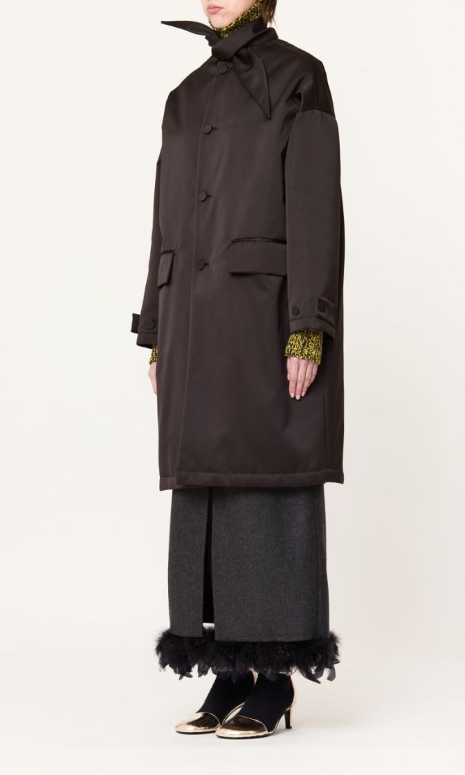 RAIN COAT 00N99 BLACK