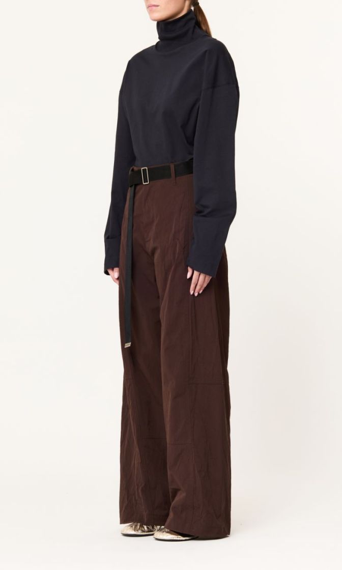 TROUSERS 00M88 DARK BROW