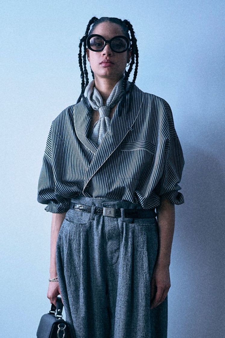 SHAWL LAPEL - BLACK AND WHI