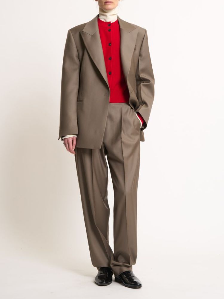 Hourglass shaped blazer 252_417 desert