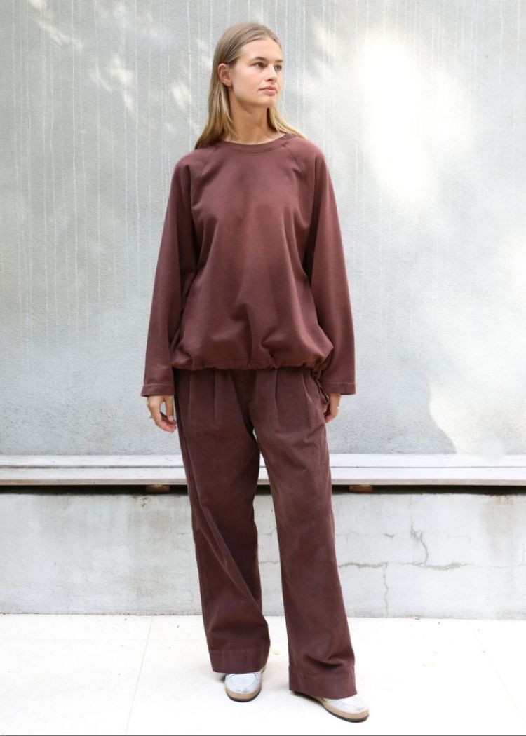 PANT VELOURS CHOCOLATE