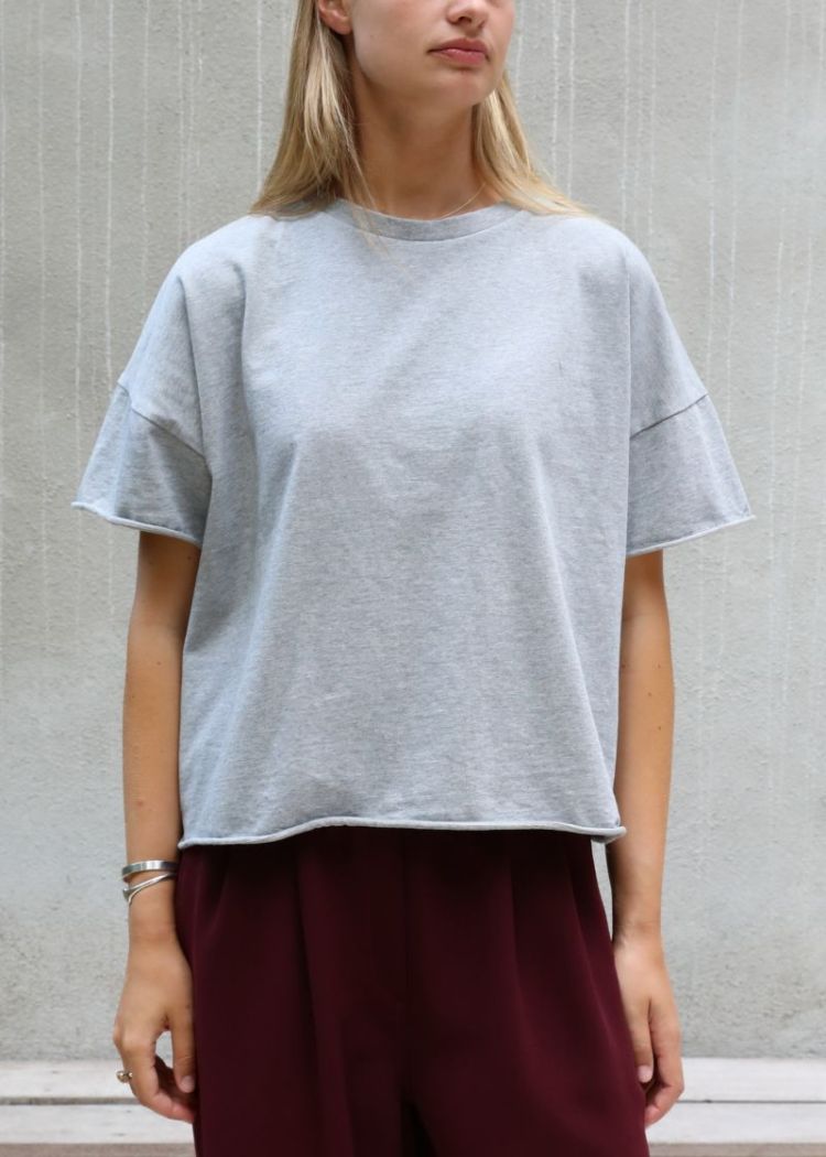 T-SHIRT COTTON L.GREY
